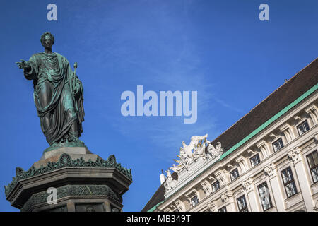 Vienna - Hofburg - l'Imperatore Franz I. Monumento Foto Stock