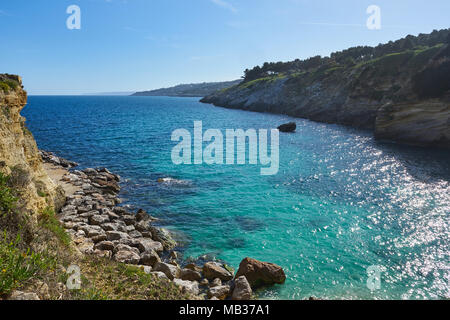 Santa Cesarea Terme - Salento Italia - incredibile mare, relax e pace Foto Stock