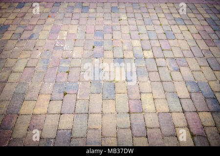 Blocchi di pietra in passerella Foto Stock