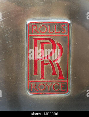 Rolls Royce badge Foto Stock