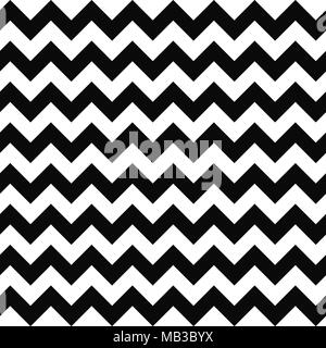 In bianco e nero senza saldatura chevron pattern Illustrazione Vettoriale