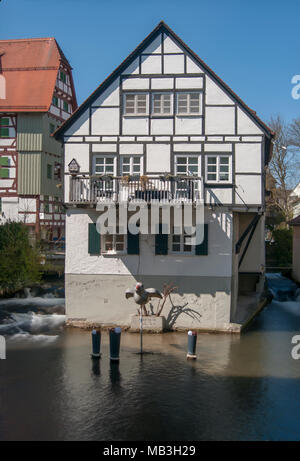 DE - quartiere dei pescatori Ulm - Germania Foto Stock