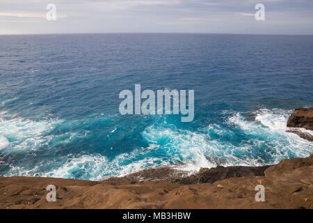 Grotte di sputare Oahu Hawaii Kai Foto Stock