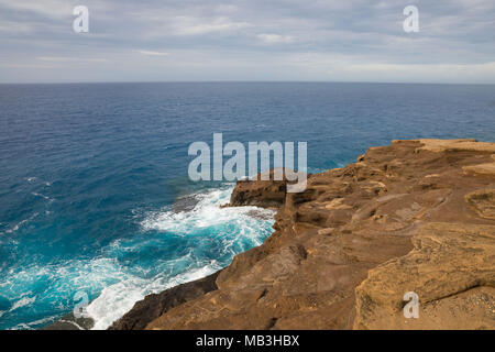 Grotte di sputare Oahu Hawaii Kai Foto Stock