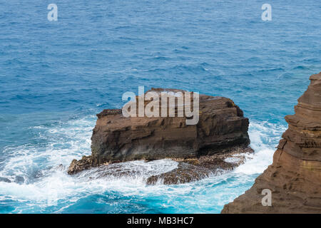 Grotte di sputare Oahu Hawaii Kai Foto Stock