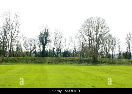 Deddington castello rimane in Oxfordshire, Regno Unito Foto Stock