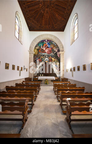 Candelaria, Spagna - 24 Marzo 2018: vista interna della Basilica de la Candelaria e santuario della Madonna Nera, patrono delle Isole Canarie, Spagna Foto Stock