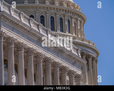 US National Capitol a Washington D.C. Foto Stock