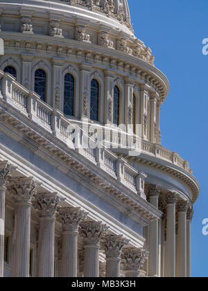 US National Capitol a Washington D.C. Foto Stock