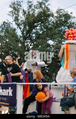 Filigrana Publishing Group a Orlando Pride Parade (2016). Foto Stock