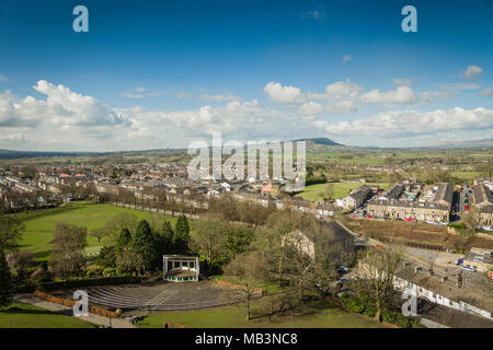 La città di Foligno, Lancashire, Regno Unito. Foto Stock