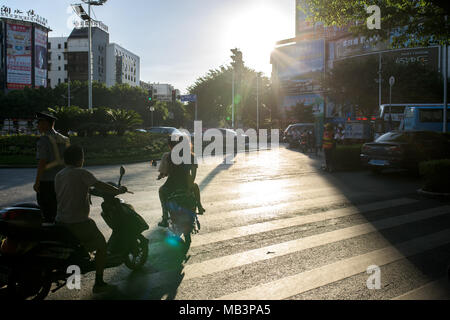 Strade di Guilin in Cina Foto Stock