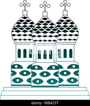 Saint basilici cattedrale Illustrazione Vettoriale