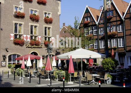 Ristorante Grosser Kiepenkerl, Munster, Renania settentrionale-Vestfalia, Germania | Utilizzo di tutto il mondo Foto Stock