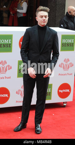 'Il Prince's Trust' Awards - Gli arrivi con: Nathan Sykes dove: Londra, Regno Unito quando: 06 Mar 2018 Credit: WENN.com Foto Stock