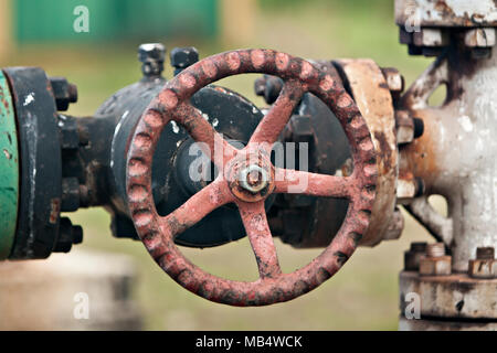 valvola di pipeline Foto Stock