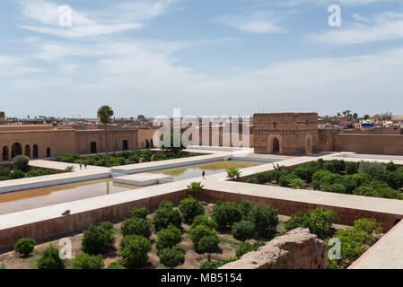 Palazzo El Badi, Marrakech, Marocco Foto Stock