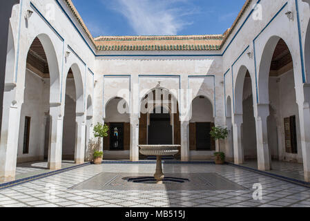 Palazzo Bahia, Marrakech, Marocco Foto Stock