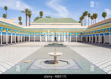 Palazzo Bahia, Marrakech, Marocco Foto Stock