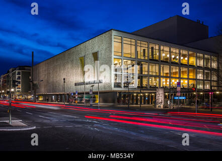 Opera tedesca Berlino di notte, Charlottenburg di Berlino, Germania Foto Stock