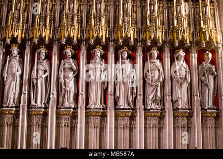 Il re' Schermo nella navata a York Minster,North Yorkshire, Inghilterra, Regno Unito. Foto Stock