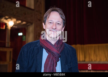 Roma, Italia. 07 apr, 2018. Conferenza stampa di "Interludio Valle', le attività che si terranno al Teatro Valle riaperto da aprile a dicembre 2018 Credit: Matteo Nardone/Pacific Press/Alamy Live News Foto Stock