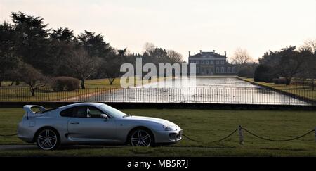 Toyota Supra MK4 a Boreham House Essex Foto Stock