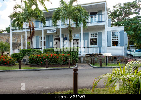 Casa dell'ammiraglio Nelson's Dockyard, English Harbour, Antigua Foto Stock