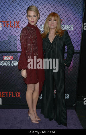 New York premiere di " Jessica Jones' Stagione 2 a AMC Loews Lincoln Square - tappeto rosso arrivi con: Rachael Taylor, Rebecca De Mornay dove: New York New York, Stati Uniti quando: 07 Mar 2018 Credit: Ivan Nikolov/WENN.com Foto Stock