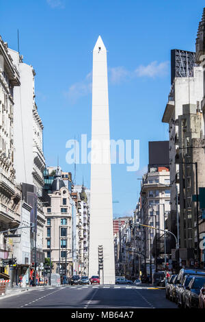 Obelisco de Buenos Aires o obelisco di Buenos Aires, Buenos Aires, Argentina Foto Stock