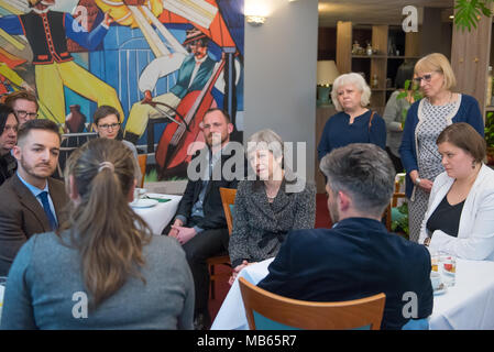 Londra, Regno Unito. Il 29 marzo 2018. Theresa Maggio incontro con la comunità polacca a Londra, Regno Unito. Credito: Marcin urbana/Alamy Live News. Foto Stock