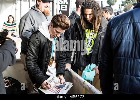 Shaun White incontra i fan a sua aria + Style Festival in Los Angeles, CA Foto Stock