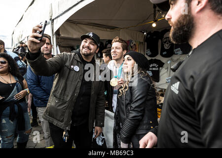 Shaun White incontra i fan a sua aria + Style Festival in Los Angeles, CA Foto Stock