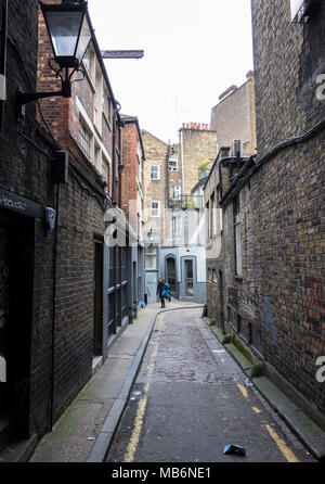 Newman passaggio off Rathbone Street, Fitzrovia, London, Regno Unito Foto Stock