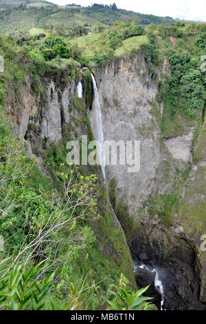 La Colombia, Guatavita laguna Foto Stock