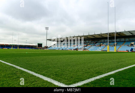 Exeter, Regno Unito. Dal 8 Aprile 2018 , Parco di sabbia , Exeter, Inghilterra; Aviva Premiership , Round 19, Exeter v Gloucester;la home di Exeter Chiefs, Sandy Park Credit: News Immagini/Alamy Live News Foto Stock