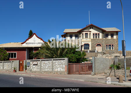 In Woermann-Haus Luderitz, Namibia, Africa Foto Stock
