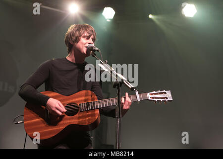 Il cantante britannico e cantautore Jake Bugg live presso il venticinquesimo Blue Balls Festival di Lucerna, Svizzera Foto Stock