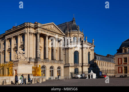 Chateau de Versailles (Palazzo di Versailles), un sito Patrimonio Mondiale dell'UNESCO, Francia Foto Stock