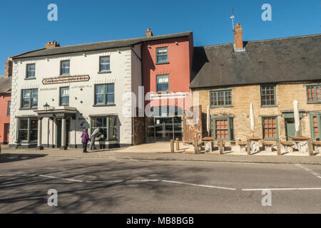 Il Bull Inn in Olney Foto Stock