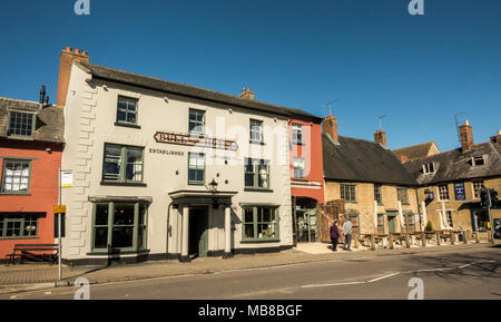 Il Bull Inn in Olney Foto Stock