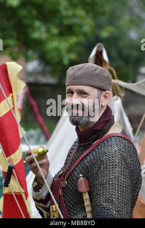 Legioni romane a mettere su un display a York's Eboracum festival Foto Stock