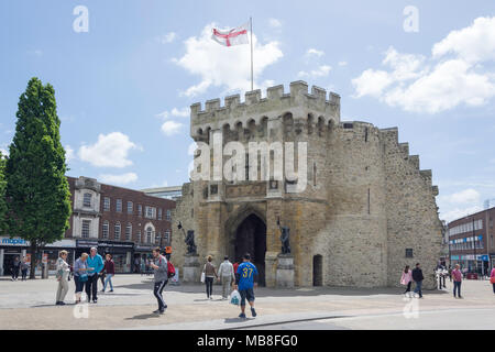 Il XII secolo da Bargate Bargate sopra Street, Città Vecchia, Southampton, Hampshire, Inghilterra, Regno Unito Foto Stock