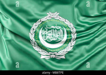 Bandiera della Lega Araba Foto Stock