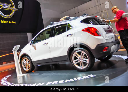 La Russia, Mosca, Expocenter, 29 agosto - 9 Settembre 2012: Opel Mokka al 4° Moscow International Automobile Salon (MIAS 2012) Foto Stock