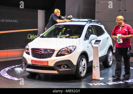 La Russia, Mosca, Expocenter, 29 agosto - 9 Settembre 2012: Opel Mokka al 4° Moscow International Automobile Salon (MIAS 2012) Foto Stock