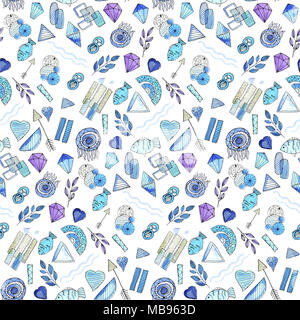 Abstract estate spiaggia modello senza giunture Foto Stock