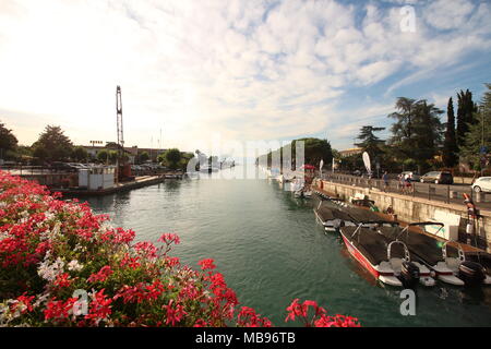 Comune di Peschiera del Garda, Italia Foto Stock