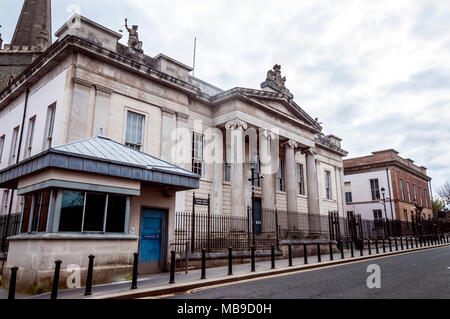 Il vescovo Street Court House, Londonderry, Derry, città di Derry, Irlanda del Nord, Regno Unito Foto Stock