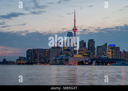 Skyline di Toronto in Canada Foto Stock